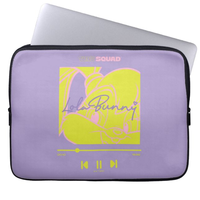 Lola's muziekspeler laptop sleeve (Voorkant)