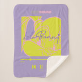 Lola's muziekspeler sherpa deken (Voorkant)