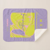 Lola's muziekspeler sherpa deken (Voorkant (horizontaal))