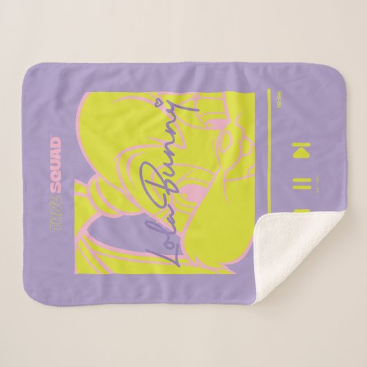 Lola's muziekspeler sherpa deken (Voorkant (horizontaal))