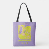 Lola's muziekspeler tote bag (Achterkant)