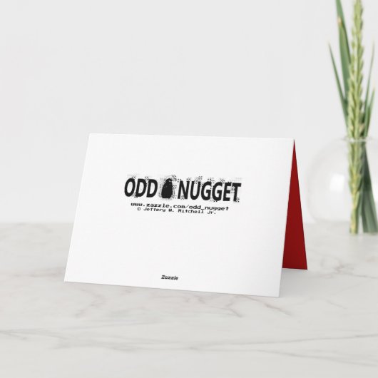 LOLBATZ de Kaart van de Verjaardag van de (Achterkant)