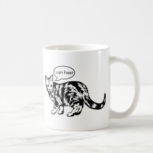 lolcat - dat kan ik wel ? koffiemok (Rechts)