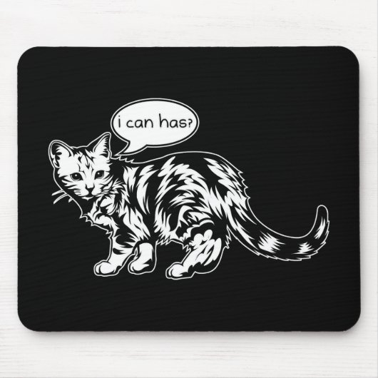 lolcat - dat kan ik wel ? muismat (Voorkant)