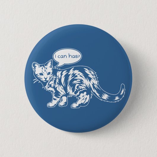 lolcat - dat kan ik wel ? ronde button 5,7 cm (Voorkant)