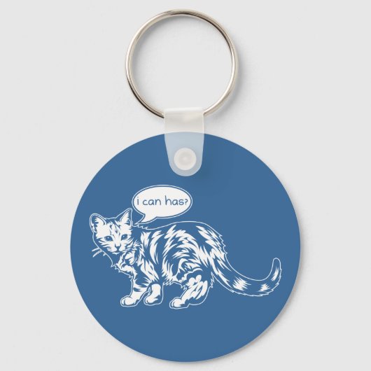 lolcat - dat kan ik wel ? sleutelhanger (Voorkant)