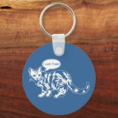 lolcat - dat kan ik wel ? sleutelhanger (Voorkant)
