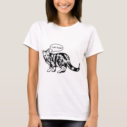 lolcat - dat kan ik wel ? t-shirt (Voorkant)