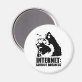 LOLcat Internet is een serieuze zaak Magneet (Voorkant / Achterkant)