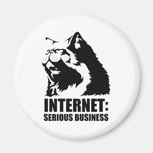 LOLcat Internet is een serieuze zaak Magneet (Voorkant)