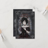 Loli Happy Halloween Kaart (Voorkant / Achterkant in situ)