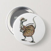 Loli Raptor Ronde Button 7,6 Cm (Voorkant /achterkant)