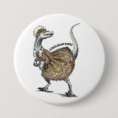 Loli Raptor Ronde Button 7,6 Cm (Voorkant)