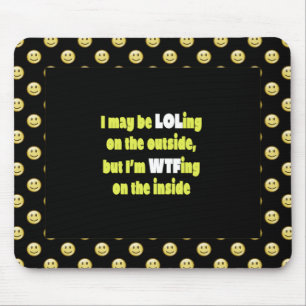 LOLing on the Outside Mouse Mat Muismat
