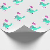 Lolita Droomkat Inpakpapier - Handgetekend  (Hoek)