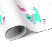 Lolita Droomkat Inpakpapier - Handgetekend  (Rol Hoek)