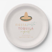 LOLITA Fiesta Siesta Tequila Bachelorette Table Papieren Bordje (Voorkant)