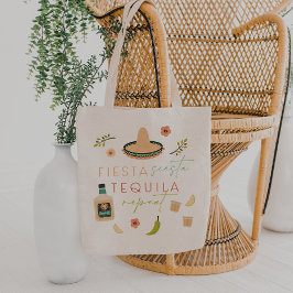 LOLITA Fiesta Siesta Tequila Repat Bachelorette Tote Bag
