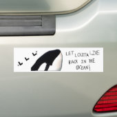 Lolita pensionering Bumpersticker (Op auto)