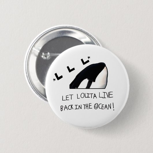 Lolita Retirement Button (Voorkant /achterkant)