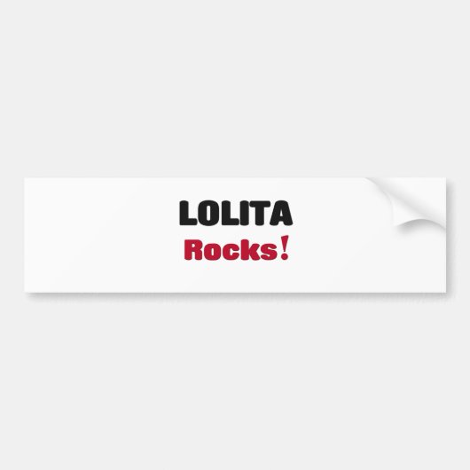 Lolita Rocks Bumpersticker (Voorkant)