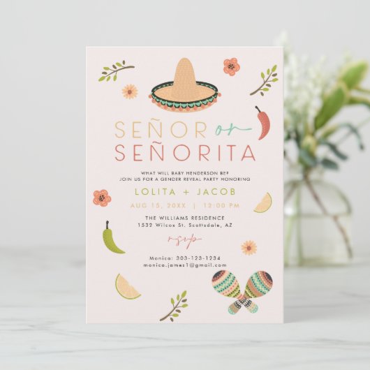 LOLITA Señor of Señorita Fiesta Gender Reopenbaarm (Staand voorkant)