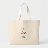 Lolita - Vladimir Nabokov Grote Tote Bag (Voorkant)