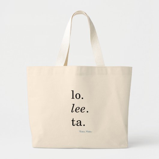 Lolita - Vladimir Nabokov Grote Tote Bag (Voorkant)