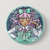 Lolita Zodiac: Virgo Ronde Button 7,6 Cm (Voorkant)