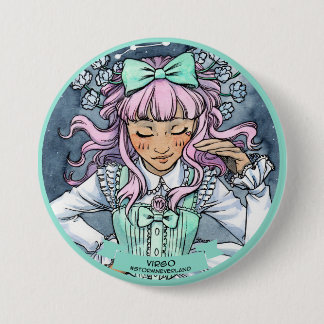 Lolita Zodiac: Virgo Ronde Button 7,6 Cm