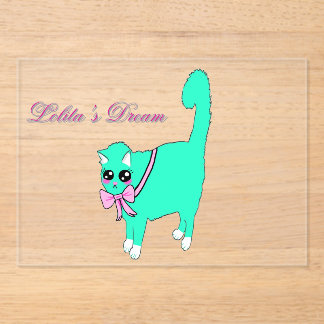 Lolita's droom - Acryl uitnodiging & Kunstdecorati