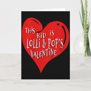 Lolli And Pop Kleinkind Cadeau Deze Kid Is Valenti Kaart