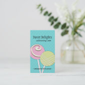 Lolli Cakes Visitekaartjes (Staand voorkant)