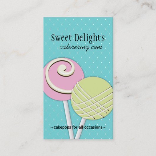 Lolli Cakes Visitekaartjes (Voorkant)