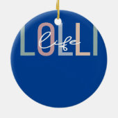 Lolli Life Lolli Grandma Boho Lolli grootmoeder Keramisch Ornament (Achterkant)