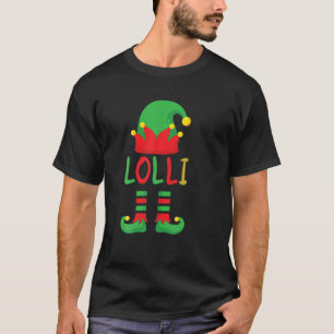 Lolli Lolly Pop Poppen die kerstpaj met kerstfeest T-shirt