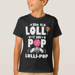 Lolli Pop Cute Grandchild Grandparent Snoep T-shirt