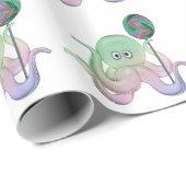 Lolli-pop Octopus Cadeaupapier (Rol Hoek)
