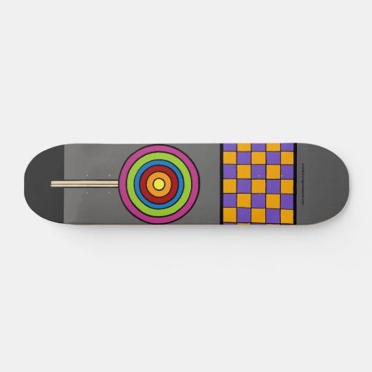 "Lolli Pop" Persoonlijk Skateboard (Horizontaal)