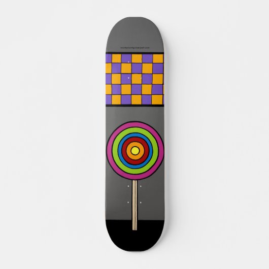"Lolli Pop" Persoonlijk Skateboard (Voorkant)