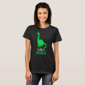 Lolli-Saurus Grappige Dino Dinosaur LolliSaurus T-shirt (Voorkant volledig)