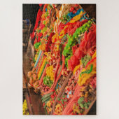 Lollies en snoep op de markt, Barcelona Legpuzzel (Verticaal)