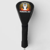 Lollig, ik vind pinguïns echt leuk oké golfheadcover (Voorkant)