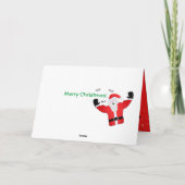 Lollig kerstliedje voor thuis feestdagen kaart (Achterkant)