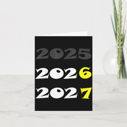 Lollig Nieuwjaar 2026 Zes Zeven 67 Meme  Kaart (Voorkant)