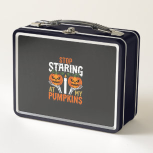 Lollige Halloween Hou Op met Mijn Pompoenen Aan te