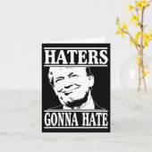 Lollige Haters Gaan Donald Trump President Hatelij Kaart (Gele Bloem)