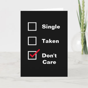 Lollige single bezet hoeft niet Checklist daten Kaart