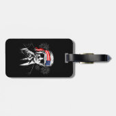 Lollige Trump Golf Van USA Amerika 2025 4e Juli Bagagelabel (Achterkant horizontaal)