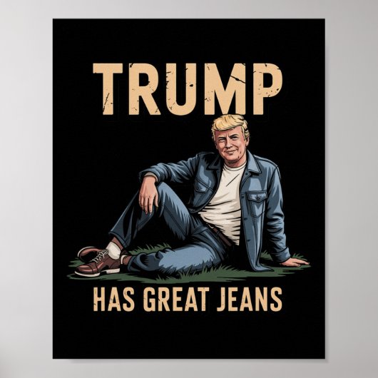 Lollige Trump Heeft Prima Broeken Poster (Voorkant)